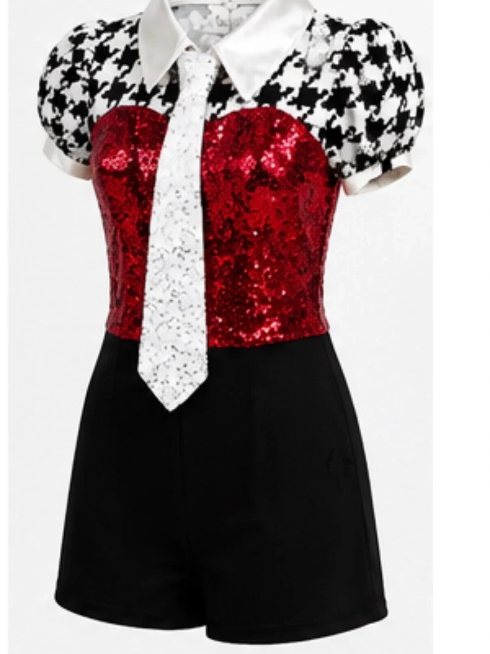 3 Red Sequin Competition Stage Dance Costume Bundle CXL/AXS